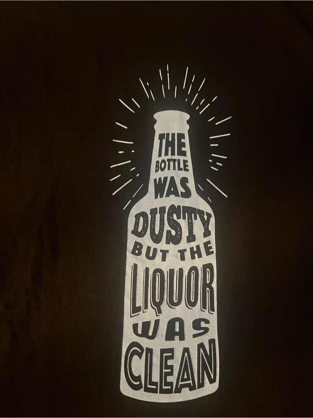 New! Section 119 Grateful Dead  Lyric "The Bottle Was Dusty"
